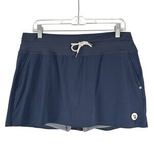 Vuori Seabreeze Skirt Skort Womens XL Navy Blue Athletic Workout SS-2142